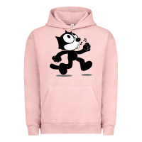 Pigment Salmon felix the black cat music Urban Hoodie - linhVisuals