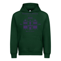 Forest Green nonnatus house  blue ink Urban Hoodie - linhVisuals