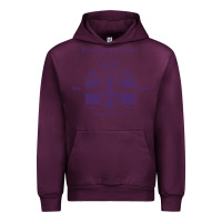 Mauve Wine nonnatus house  blue ink Urban Hoodie - linhVisuals
