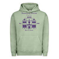 Pigment Oil Green nonnatus house  blue ink Urban Hoodie - linhVisuals