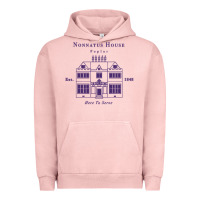 Pigment Salmon nonnatus house  blue ink Urban Hoodie - linhVisuals