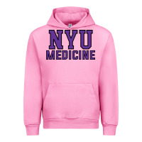 Fuchsia Pink nyu medicine Urban Hoodie - linhVisuals
