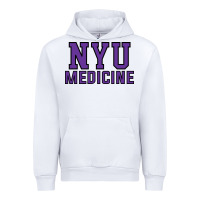 White nyu medicine Urban Hoodie - linhVisuals