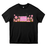 Black mom boss daisies Heavy Core Tee - TumblerDesignByShophia