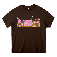 Chocolate Brown mom boss daisies Heavy Core Tee - TumblerDesignByShophia