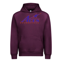 Mauve Wine evansville purple aces Urban Hoodie - linhVisuals