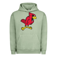 Pigment Oil Green illinois state redbirds Urban Hoodie - linhVisuals