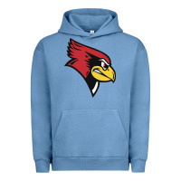 Pigment Pebble Blue illinois state redbirds Urban Hoodie - linhVisuals