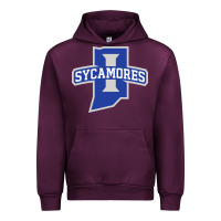 Mauve Wine indiana state sycamores Urban Hoodie - linhVisuals