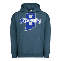 Pigment Midnight Navy indiana state sycamores Urban Hoodie - linhVisuals