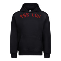 Black the lou retro louis fan tribute  loui cardinal Urban Hoodie - linhVisuals
