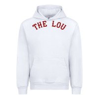White the lou retro louis fan tribute  loui cardinal Urban Hoodie - linhVisuals