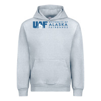 Heather Grey University of Alaska Fairbanks Urban Hoodie - linhVisuals