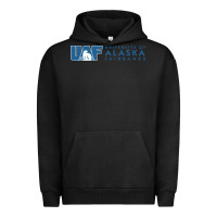 Pigment Black University of Alaska Fairbanks Urban Hoodie - linhVisuals