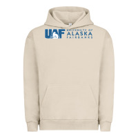 Pigment French Oak University of Alaska Fairbanks Urban Hoodie - linhVisuals