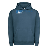 Pigment Midnight Navy University of Alaska Fairbanks Urban Hoodie - linhVisuals
