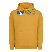 Pigment Peanut Butter University of Alaska Fairbanks Urban Hoodie - linhVisuals