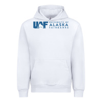 White University of Alaska Fairbanks Urban Hoodie - linhVisuals