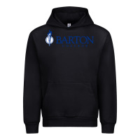 Black Barton College Urban Hoodie - linhVisuals