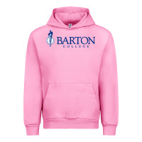 Fuchsia Pink Barton College Urban Hoodie - linhVisuals