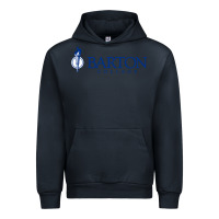 Navy Barton College Urban Hoodie - linhVisuals