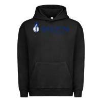 Pigment Black Barton College Urban Hoodie - linhVisuals