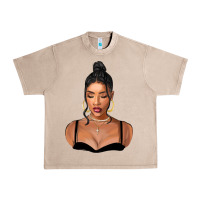 French Oak black woman Urban Heavy Tee - FaDigitalArtStudio