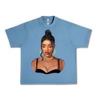 Pebble Blue black woman Urban Heavy Tee - FaDigitalArtStudio