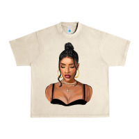 Black Woman Urban Heavy Tee | Teevron