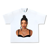 White black woman Urban Heavy Tee - FaDigitalArtStudio