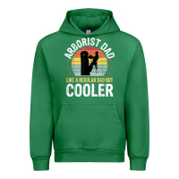 Emerald arborist dad tree climber logger woodworker chainsaw mens t shirt Urban Hoodie - linhVisuals