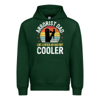 Forest Green arborist dad tree climber logger woodworker chainsaw mens t shirt Urban Hoodie - linhVisuals