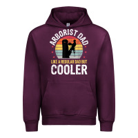 Mauve Wine arborist dad tree climber logger woodworker chainsaw mens t shirt Urban Hoodie - linhVisuals