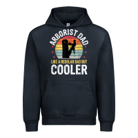 Navy arborist dad tree climber logger woodworker chainsaw mens t shirt Urban Hoodie - linhVisuals