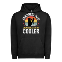 Pigment Black arborist dad tree climber logger woodworker chainsaw mens t shirt Urban Hoodie - linhVisuals