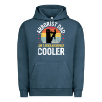 Pigment Midnight Navy arborist dad tree climber logger woodworker chainsaw mens t shirt Urban Hoodie - linhVisuals