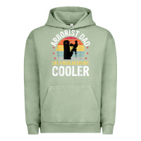 Pigment Oil Green arborist dad tree climber logger woodworker chainsaw mens t shirt Urban Hoodie - linhVisuals