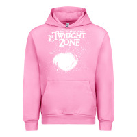 Fuchsia Pink twilight zone vintage faded style design Urban Hoodie - linhVisuals