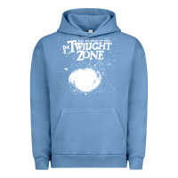 Pigment Pebble Blue twilight zone vintage faded style design Urban Hoodie - linhVisuals