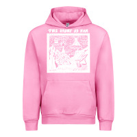 Fuchsia Pink the story   the story so far Urban Hoodie - linhVisuals