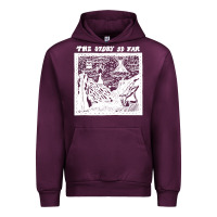 Mauve Wine the story   the story so far Urban Hoodie - linhVisuals