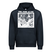 Navy the story   the story so far Urban Hoodie - linhVisuals