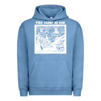 Pigment Pebble Blue the story   the story so far Urban Hoodie - linhVisuals
