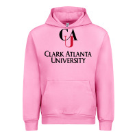 Fuchsia Pink Clark Atlanta University Urban Hoodie - linhVisuals