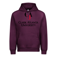 Mauve Wine Clark Atlanta University Urban Hoodie - linhVisuals