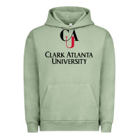 Pigment Oil Green Clark Atlanta University Urban Hoodie - linhVisuals