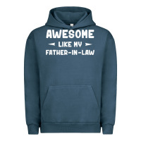 Pigment Midnight Navy awesome like my father in law funny fathers day gift men wom t shirt Urban Hoodie - linhVisuals