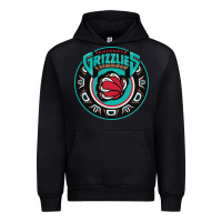 Black vancouver grizzlie retro Urban Hoodie - linhVisuals