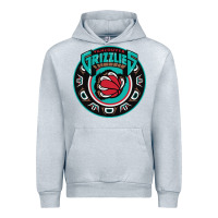 Heather Grey vancouver grizzlie retro Urban Hoodie - linhVisuals