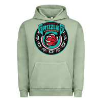 Pigment Oil Green vancouver grizzlie retro Urban Hoodie - linhVisuals